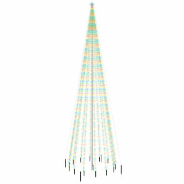 vidaXL Kerstboom met grondpin 1134 LED's meerkleurig 800 cm product