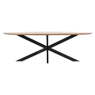 Eettafel Ovaal 200cm - Mangohout - Naturel - Tafel Diamond product