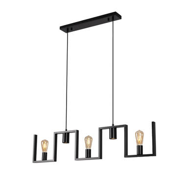 Ylumen Hanglamp Row - 5 lichts - L 112 cm - zwart product
