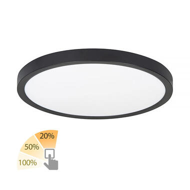 Highlight Plafondlamp Piatto - Ø 44,5 cm - 3 step DIM - zwart product