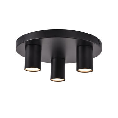 Ylumen Plafondlamp Tag - 3 lichts - Ø 30 cm - zwart product