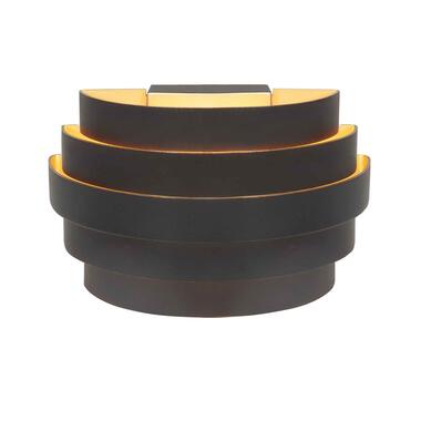 Highlight Wandlamp Scudo - B 20 cm - zwart goud product