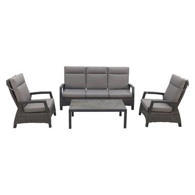 VDG Darwin/Atlanta stoel-bank loungeset verstelbaar - Antraciet product
