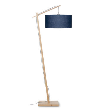 Vloerlamp Andes - Bamboe/Blauw - 72x47x176cm product