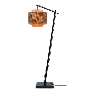 Vloerlamp Bhutan - Bamboe Zwart/Naturel - 68x40x176cm product