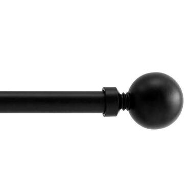 ACAZA Uitschuifbare Gordijnroede - Stang van 90 - 170 cm - Zwart product