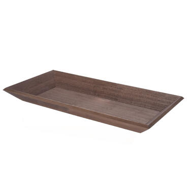 Dienblad/kaarsenbord - rechthoekig - L40 x B20,5 x H3,7 cm - hout product