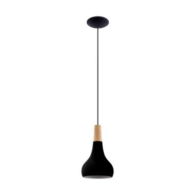 EGLO Sabinar Hanglamp - E27 - Ø 18 cm - Zwart/Bruin product