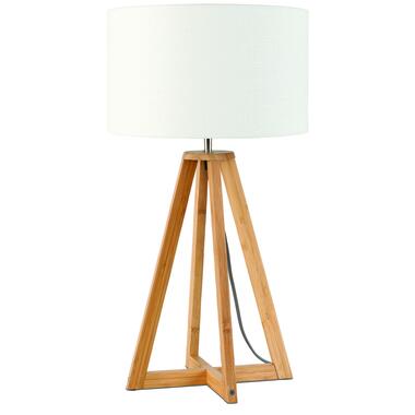 Tafellamp Everest - Wit/Bamboe - Ø32cm product