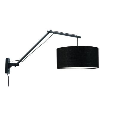 Wandlamp Andes - Bamboe Zwart/Zwart - 95x47x55cm product