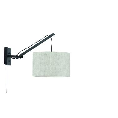 Wandlamp Andes - Bamboe Zwart/Naturel - 50x32x45cm product