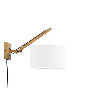 Wandlamp Andes - Bamboe/Wit - 50x32x45cm product