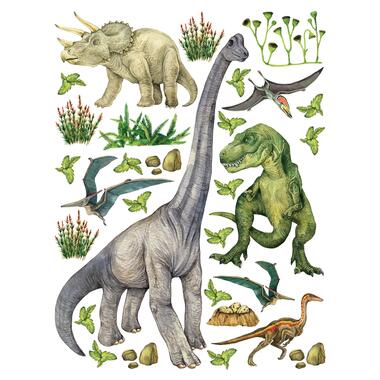 Sanders & Sanders muursticker - dinosaurussen - groen - 85 x 65 cm - 601355 product