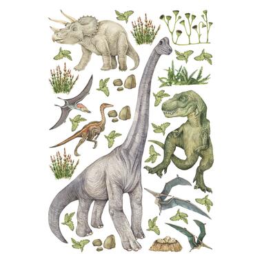 Sanders & Sanders muursticker - dinosaurussen - groen - 65 x 42.5 cm - 601344 product