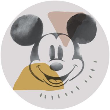 Komar zelfklevende behangcirkel - Mickey Mouse - grijs - Ø 128 cm - 610408 product