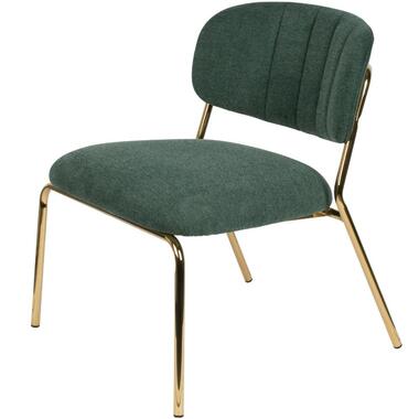 Puur - Viken fauteuil donkergroen/goud product