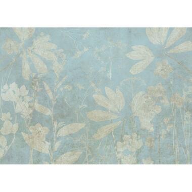 Komar fotobehang - Jardin sur Papier - blauw - 350 x 250 cm - 610020 product