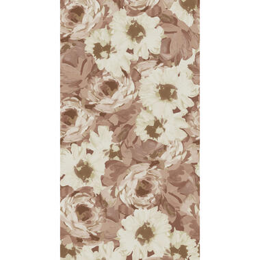 ESTAhome fotobehang - vintage bloemen - oudroze - 150 x 279 cm - 159209 product