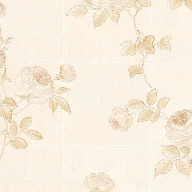 A.S. Création behang - bloemen - crème - 53 cm x 10,05 m - AS-345012 product