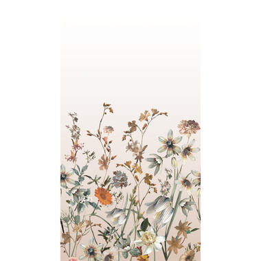 ESTAhome fotobehang - veldbloemen - beige en oranje - 150 x 279 cm - 159211 product