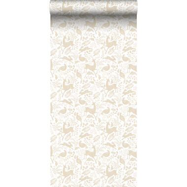 ESTAhome behang - bos met bosdieren - beige - 50 x 900 cm - 139527 product