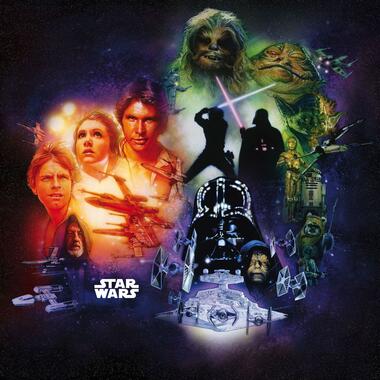 Komar fotobehang - Star Wars Classic Poster Collage - multicolor - 250 x 250 cm product