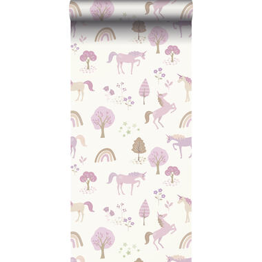 ESTAhome behang - unicorns - lila paars - 0.53 x 10.05 m - 139504 product