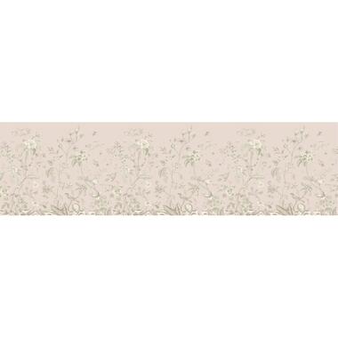 Sanders & Sanders zelfklevende behangrand - bloemmotief - beige - 13.8 x 500 cm product