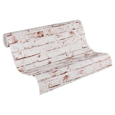 A.S. Création behang - steen - rood, bruin en beige - 53 cm x 10,05 m - AS product