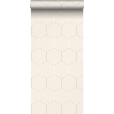 ESTAhome behang - hexagon - zandkleurig - 0,53 x 10,05 m - 139553 product