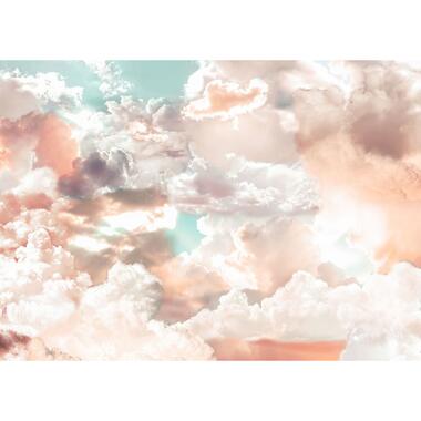 Komar fotobehang - Mellow Clouds - roze en blauw - 350 x 250 cm - 611637 product