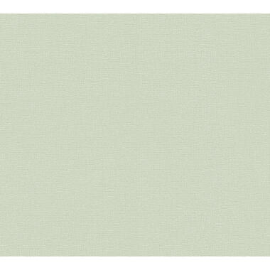 A.S. Création behang - effen - groen grijs - 53 cm x 10,05 m - AS-367136 product