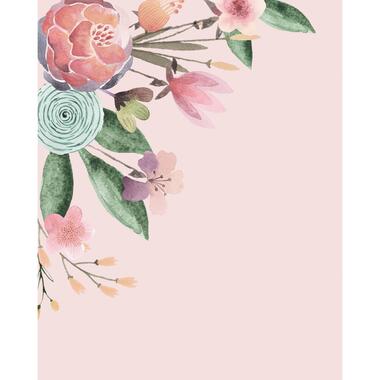 Komar fotobehang - Fleur Bisou - roze - 200 x 250 cm - 611179 product