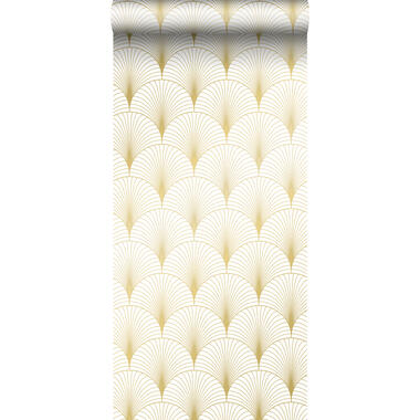 ESTAhome behang - art deco motief - wit en goud - 0,53 x 10,05 m - 139456 product