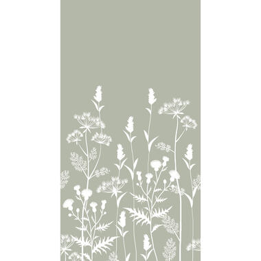 ESTAhome fotobehang - veldbloemen - vergrijsd mintgroen - 150 x 279 cm - 159214 product