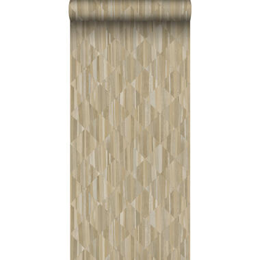 Origin Wallcoverings behang - 3D-houtmotief - beige - 50 x 900 cm - 347866 product