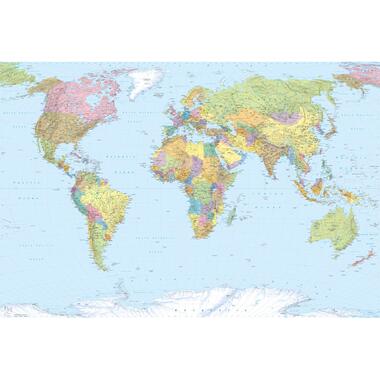 Komar fotobehang - World Map - multicolor - 368 x 248 cm - 611132 product