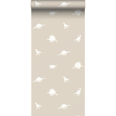 ESTAhome behang - dinosaurussen - beige - 53 cm x 10,05 m - 139508 product