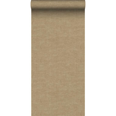 Origin Wallcoverings behang - linnenstructuur - donker beige - 0.53 x 10.05 m product