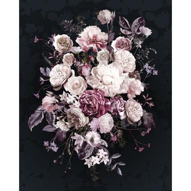 Komar fotobehang - Bouquet Noir - roze en zwart - 200 x 250 cm - 611620 product