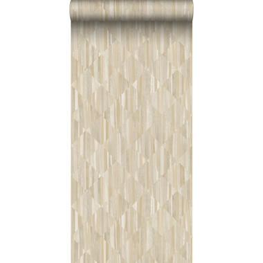 Origin Wallcoverings behang - 3D-houtmotief - zand beige - 50 x 900 cm - 347865 product