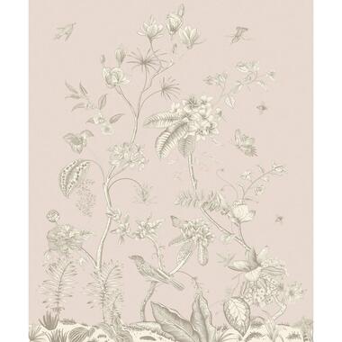 Sanders & Sanders fotobehang - bloemmotief - beige - 1,5 x 2,7 m - 601221 product