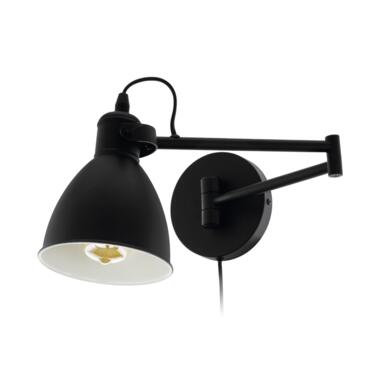 EGLO San Peri Wandlamp - E27 - 30 cm - Zwart product