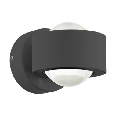 EGLO Treviolo Wandlamp Buiten - LED - 8,5 cm - Zwart/Helder product