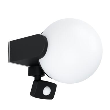 EGLO Rubio Wandlamp Buiten - Sensor - E27 - 17 cm - Sensor - Zwart/Wit product