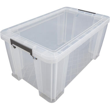 Whitefurze - Opbergbox - 54 liter - Transparant - 66 x 38 x 31 cm product