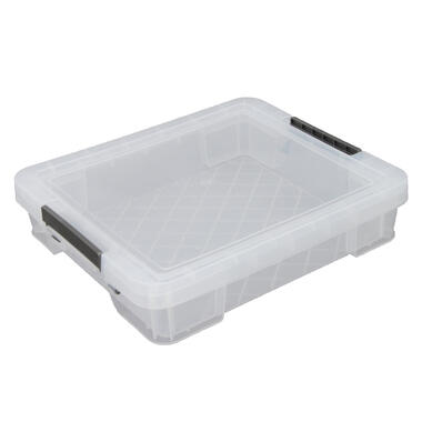 Whitefurze Opbergbox - 9 liter - Transparant - 43 x 36 x 8 cm product