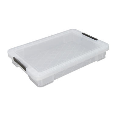 Whitefurze Opbergbox - 12 liter - Transparant - 55 x 36 x 9 cm product