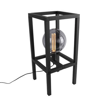 QAZQA Industriële tafellamp zwart - Big Cage 2 product