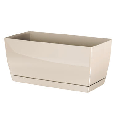 Prosperplast plantenpot - kunststof - beige - 29 x 14 x 14 cm product